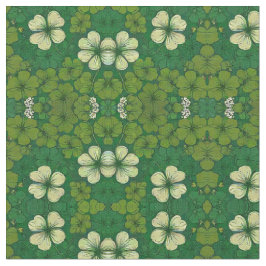 Tecido Padrão de Feriado - Rua. Shamrock do Dia de Patric