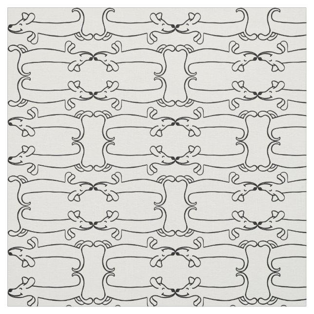 Tecido padrão de filhotes preto e branco (Modelo)