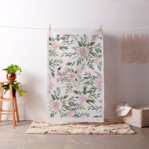 Tecido Padrão de Flamingo Floral