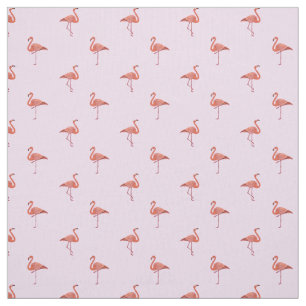 Tecido Padrão de flamingos rosa
