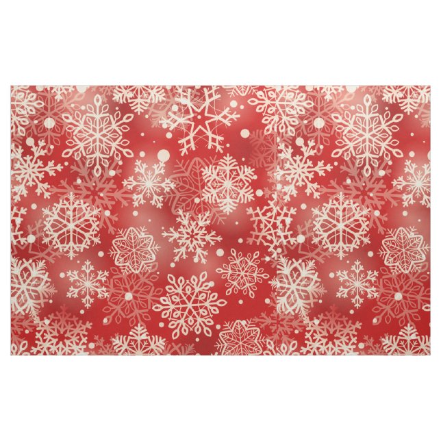 Tecido Padrão de flocos de neve (Fat Quarter)