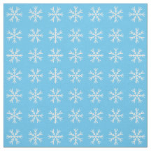 Padrão de flocos de neve claros, azuis e brancos