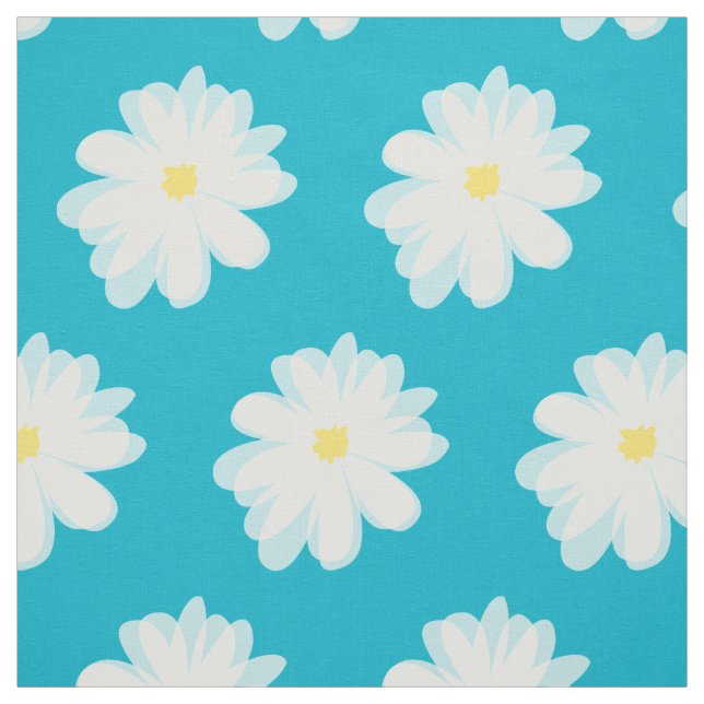 Tecido Padrão de flor da margarida floral impressão com m (Modelo)