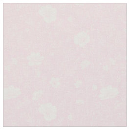 Tecido Padrão de Flor Silvestre Rosa e Branco Suave