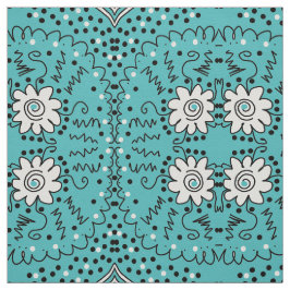 Tecido padrão de flores