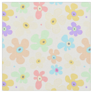 Tecido Padrão de Flores de Pastel Floral