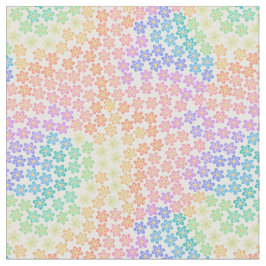Tecido Padrão de Flores do Rainbow Ombre