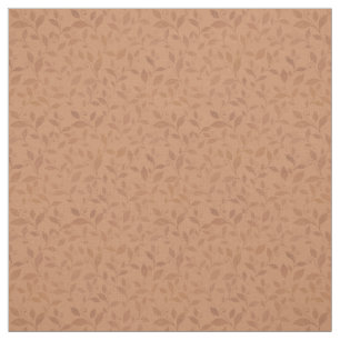 Tecido Padrão de Folhas de outono de Abstrato castanho le