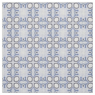 Tecido Padrão de Frasco Azul Bali Azul de Pastel Médio Es