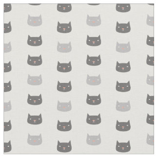 Tecido Padrão De Gatos Kawaii