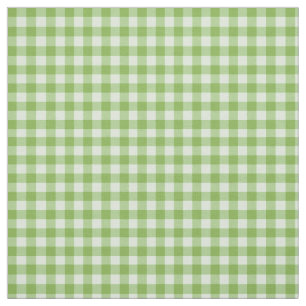 Tecido Padrão de Gingham de Verificação Verde Daffy-down-