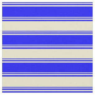 Tecido Padrão de Goldenrod Azul e Pálido Striped/Links