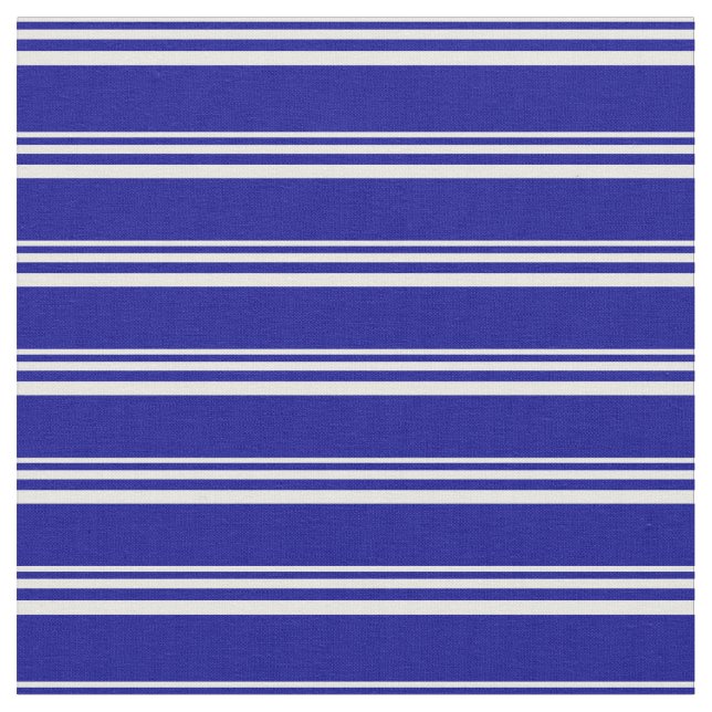 Tecido Padrão de Grelha de Mint e Blue Stripes Escuro (Detalhe)