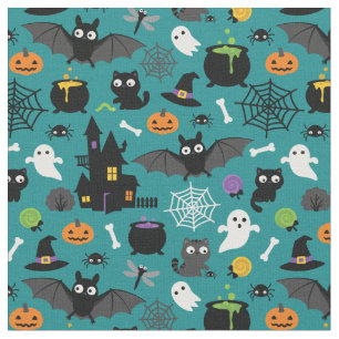 Tecido Padrão de Halloween
