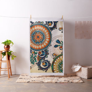 Tecido Padrão de Hippy Chic do Bohemian Boho MOD Colorido