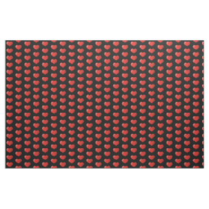 Tecido Padrão de Ícone do Coração 3D