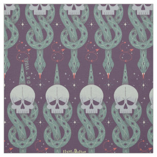 Tecido Padrão de Ícone Geométrico da Marca Negra