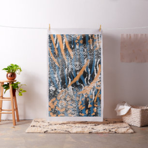 Tecido Padrão de impressão animal selvagem