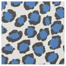 Tecido Padrão de impressão de chic bold azul chita