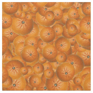 Tecido Padrão de Impressão de frutado Tangerina