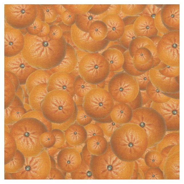 Tecido Padrão de Impressão de frutado Tangerina (Detalhe)