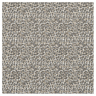 Tecido Padrão de impressão de leopardo-de-ouro elegante
