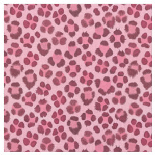 Tecido Padrão de Impressão de Leopardo Rosa