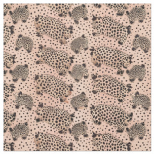 Tecido Padrão de Impressão Leopardo Rosa – Animal Chic