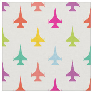 Tecido Padrão de Jato de Combatente de Viper F-16 Colorid