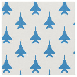 Tecido Padrão de Jato de Combatente F-15 Azul