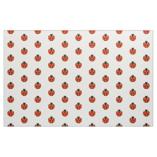 Tecido padrão de ladybug