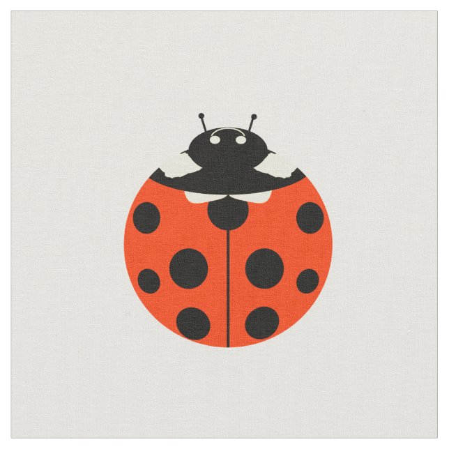 Tecido padrão de ladybug (Detalhe)