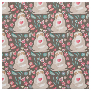 Tecido Padrão de Largura do namorados