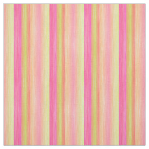 Tecido Padrão de Limão vermelho-amarelo-coral-rosa