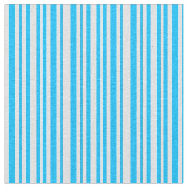 Tecido Padrão de linha azul de lavanda e céu profundo (Detalhe)