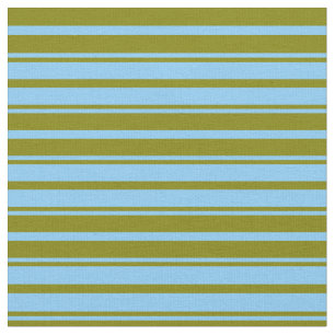 Tecido Padrão de linha azul e verde/riscado