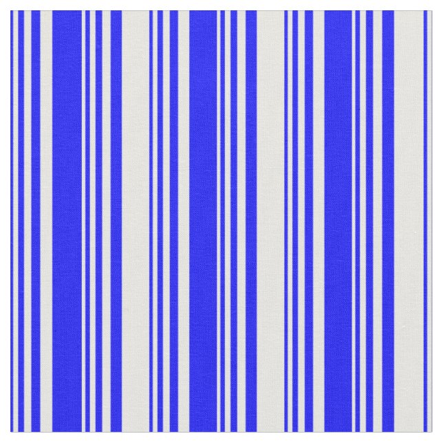 Tecido Padrão de Linhas Azuis e Brancas/Stripes (Detalhe)