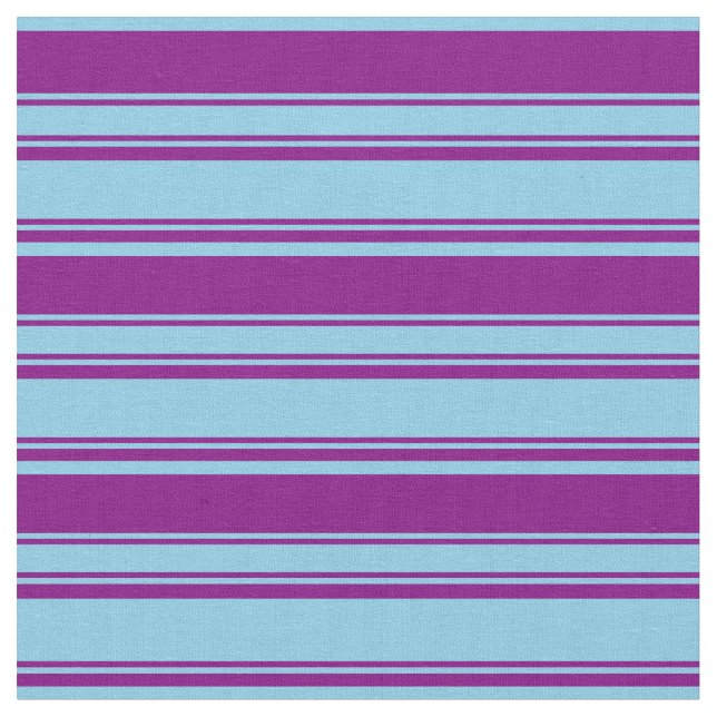 Tecido Padrão de Linhas Azul e Roxo do Céu (Detalhe)