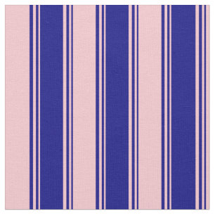 Tecido Padrão de Linhas Coloridas Azul e Rosa
