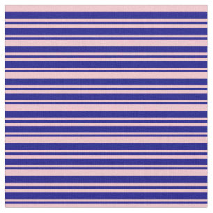 Tecido Padrão de Linhas Coloridas Azul e Rosa