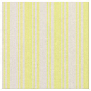 Tecido Padrão de Linhas Coloridas Bisque e Amarelo