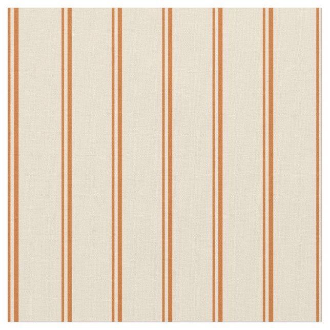Tecido Padrão de Linhas Coloridas de Chocolate e Beige (Detalhe)