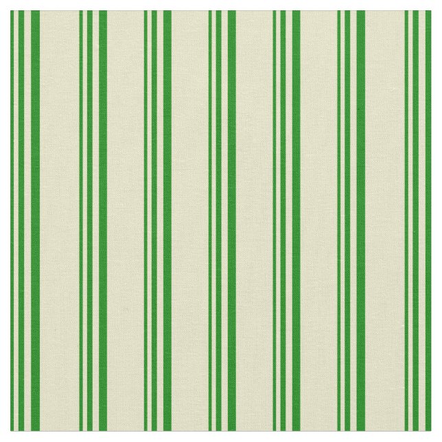 Tecido Padrão de Linhas de Goldenrodo Verde e Pálido (Detalhe)