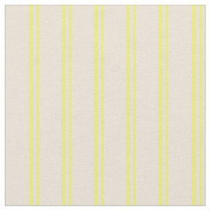 Tecido Padrão de Linhas/Faixa Amarelo e Bisque