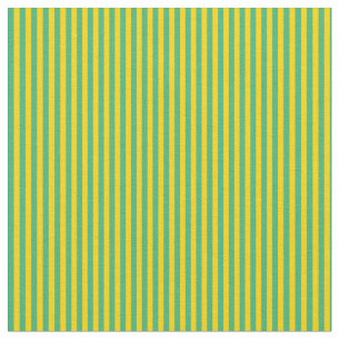 Tecido Padrão de Linhas/Faixa Verde Amarelo e Mar