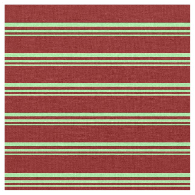 Tecido Padrão de Linhas/Faixa Verde e Marrom (Detalhe)