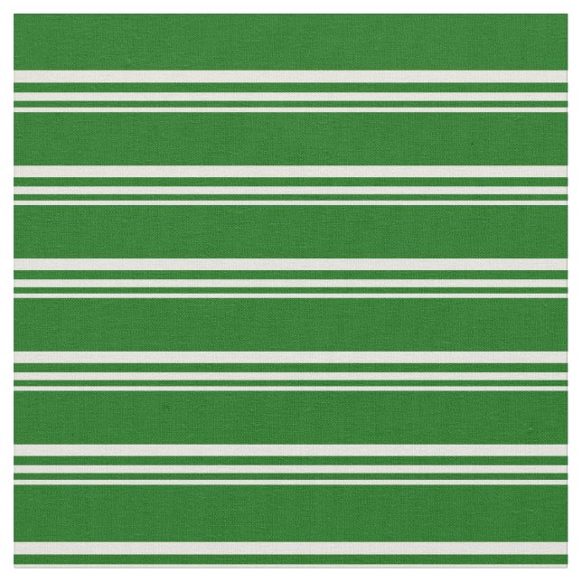 Tecido Padrão de Linhas/Faixa Verde Escuras e Certas (Detalhe)