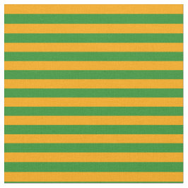 Tecido Padrão de Linhas/Faixa Verde Laranja e Floresta