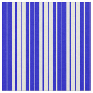 Tecido Padrão de Linhas/Listras Coloridas Azul e bege