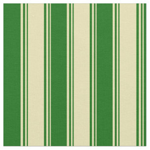 Tecido Padrão de Linhas/Listras Verdes Tan e Escuras